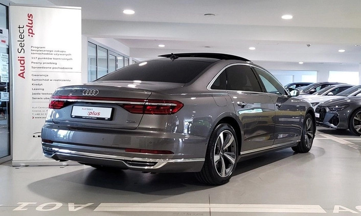 Audi A8 cena 372900 przebieg: 25000, rok produkcji 2020 z Władysławowo małe 379